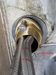 how to tighten kitchen faucet nut under sink